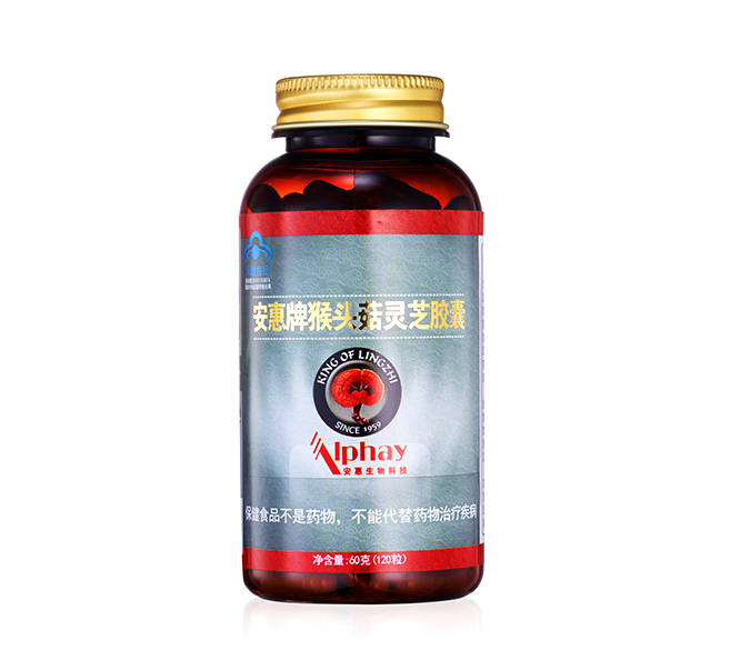 千亿球友会牌猴头菇灵芝胶囊
